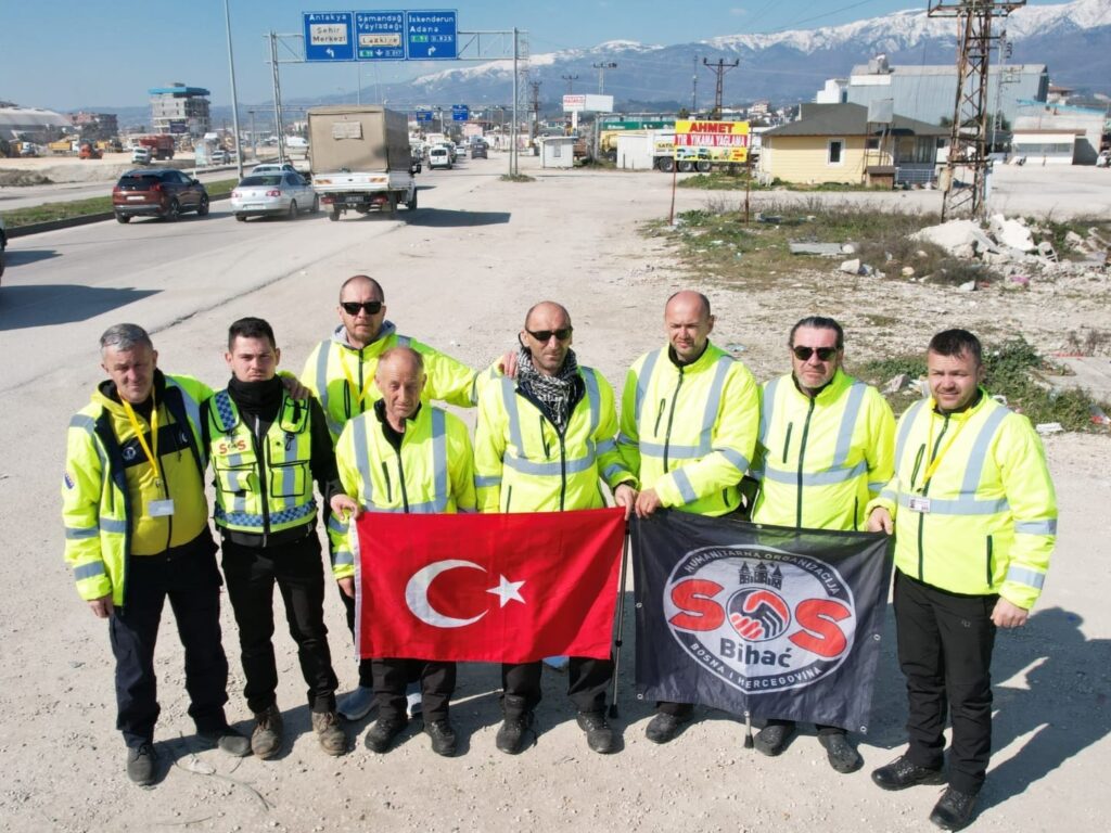 SOS Bihać u misiji u Turskoj i Siriji (Foto: SOS Bihać)