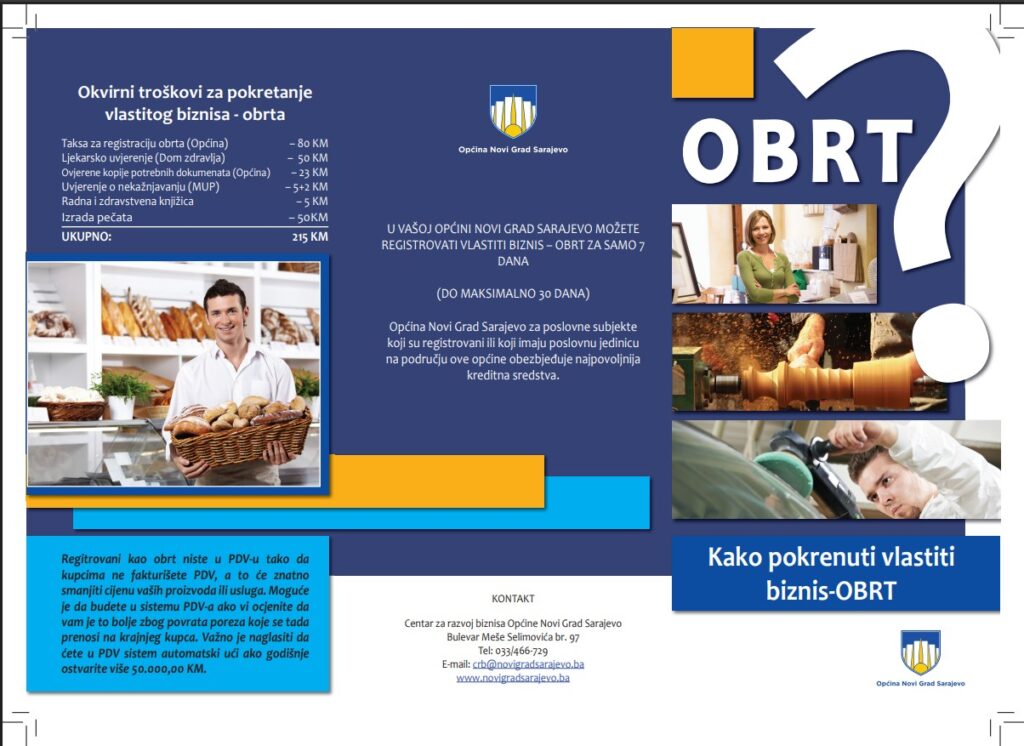 Ovako sarajevska Opština Novi Grad promoviše obrtništvo (1)