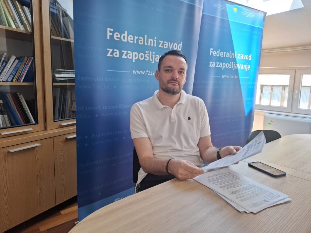 Haris Čuljević, glasnogovornik Zavoda za zapošljavanje FBiH