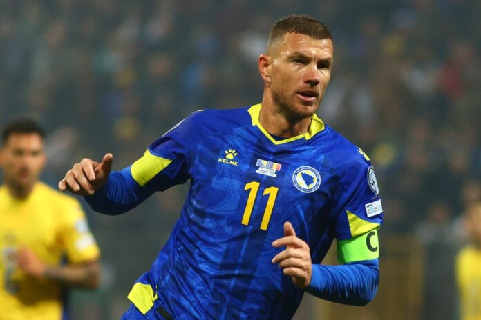 Edin Džeko, preuzeto od reprezentacija.ba (Foto Damir Hajdarbašić)